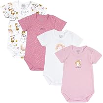 NAME IT Body A Costine Per Neonata, Manica 3/4, Giallo – Morbido In Cotone Biologico E Modal - 2