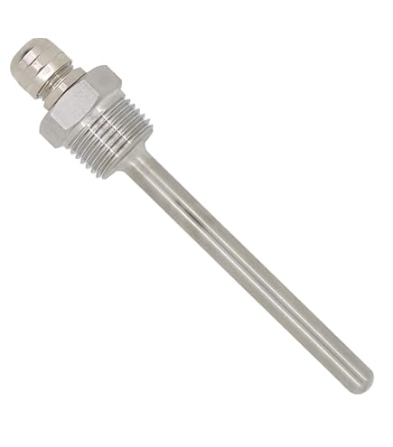 Pozzetto Termometro Acciaio Inox 1/2 Pollice - Per Produzione Birra - Lunghezze Da 30mm A 500mm - Foto 3