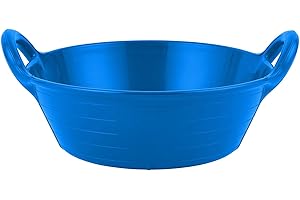 Red Gorilla Plas Small Blue Skip Feed Bucket Tub Feeder Trough for Animal Feeding Garden Stable Building Site 11 Litre Capacity