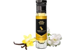 Arabian Opulence FR44 BLACK ORCHIDEE FLOWER Roll-on Perfume Oil | Concentrated Fragrance Body Oil | Long Lasting Oil Based Perfume for Women | Travel Size Bottle Alcohol-Free (6ml)