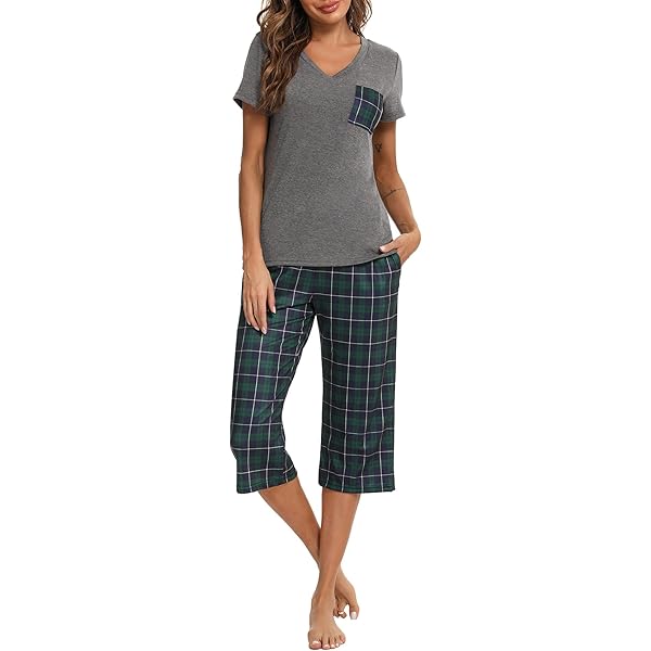 Ensemble De Pyjama Femme Coton Manche Courte AUTREMENT - Printemps été - Bleu Bleu