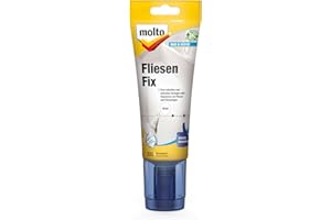 Molto Fliesen Fix, Zum Fugen und Reparieren von allen Fliesen im Innenbereich, Weiß, 300 g
