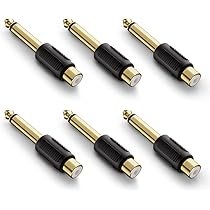 Cavo Audio Stereo EMK 35cm Da 3.5mm Femmina A 2 RCA Maschio - Placcato Oro 24K, Intrecciato Nylon, Blu