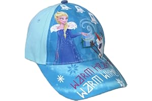 CARTOON Casquette avec visière La Reine des Neiges 2, Disney, Elsa, Anna, Olaf, Bonnet d'été pour enfants, réglable