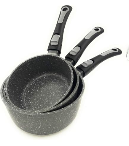 Set De 3 Cacerolas Gris Mate 16-18-20 Cm 1 Mango Extraíble - Todo Ti con Ofert Set De 3 Cacerolas Gris Mate 16-18-20 Cm 1 Mango Extraíble - Todo Ti con Ofert