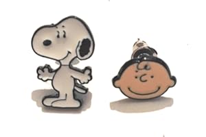 giulyscreations Orecchini Metallo Nichel Free Peanuts Snoopy Charlie Brown Schroeder Lucy Van Pelt Linus Shermy Patty Anallergici Fumetti Manga Cartoni Animati Anime Fantasy Pop Serie Cosplay