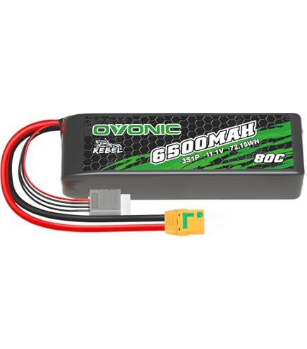 2x Batterie Lipo 3s DXF 8000mAh 11.4V 130C Con Spina XT90: Per Auto RC 1/8 E 1/10, HPI, Axial, 435g
