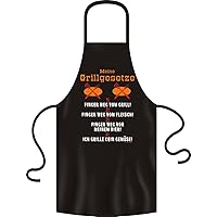 Sprüche Fun Grill Schürze : Meine Grillgesetze
