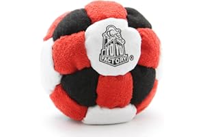 YoYo Factory Footbag - ROT/SCHWARZ (Vom Anfänger Zum Profi)