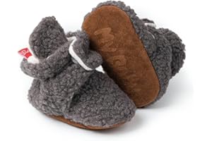 Sonsage Infant Baby Girls Boys Snow Boots Soft Anti-Skid Sole Ankle Premium Booties Newborn Toddler Prewalker Winter Warm Crib Shoes