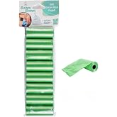 Bamm Bamm Kirli Bebek Bezi Poşeti &Ccedil;anta Boy Yeşil 8 Rulo (120 Adet)