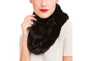 MELIFLUOS DESIGNED IN SPAIN Bufanda y Cuello de Pelo para Mujer: Cuellos de Moda para Otoño e Invierno