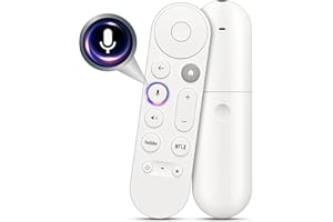 ‎LOUTOC Zdalny pilot głosowy zastępujący pilota Google TV Streamer Remote (4K), uniwersalny dla pilota Chromecast z Google TV Remote (4K/HD)
