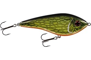 Westin Swim Glidebait - Jerkbait, Colour: Real Baltic Pike, Length/Weight/Swimming Behaviour: 12 cm, 53 g, suspending