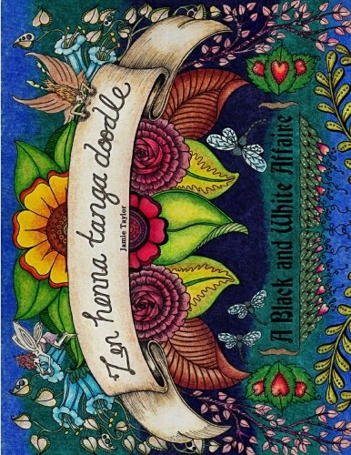 Preisvergleich Produktbild Zen henna tanga doodle: A Black and White Affaire