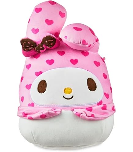 Squishmallows Hello Kitty Squad 2025 8 Inch Original Soft Squad Plush Toy - Collectable Mini Soft Squad Plush Toy - Add to Your Team - Gift for Kids Girls Boys