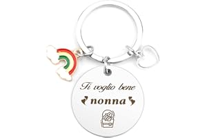 Twidels Regali Compleanno Donna Regalo Nonna Natale Regalo Nonna Compleanno Regalo Nonno Nipote Nipoti Regali per Il Nonno Utili Regalo Festa Della Nonna Portachiavi Nonna Dai Nipote Nipoti