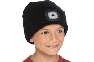 IUEG LIMITED IUEG Kids Children LED Beanie Battery-Powered Winter Hat