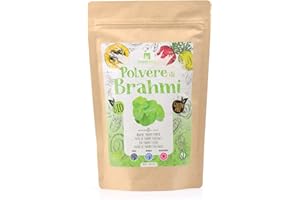 Erbavoglio Alimento Biologico in Polvere - Polvere di Brahmi Bio - 250 gr - Azione fisiologica riequilibrante sulla sfera emotiva