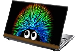 15.6 INCH TAYLORHE SKINS TaylorHe 13-14 inch Laptop Skin Vinyl Decal with Colorful Patterns and Leather Effect Laminate MADE IN England Colourful Hedgehogg