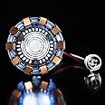 Euvdora 1:1 DIY Model Iron Man Arc Reactor MK1 LED Light Tony Stark Heart Chest Lamp Handmade Toys