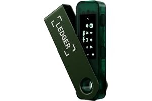 Ledger Nano S Plus – klassisk kryptoplånbok (Smaragdgrön) | Kompakt, för hemmabruk, 1,1-tumsskärm. Kompatibel med dator och A