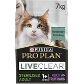 Pro Plan Live Clear Adult Sterilized Cat Food 7 kg with Turkey Meat