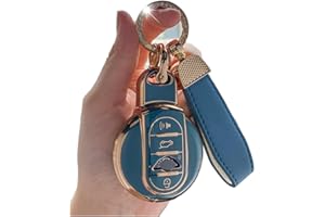 ontto Car Key Case Protective Cover Fits BMW Mini Cooper S One Clubman Countryman F54 F55 F56 F57 F60 Accessories Remote Key Fob TPU Key Case Key Box