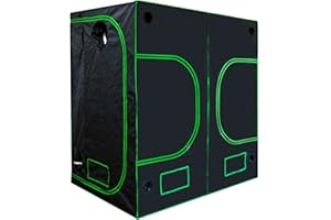 Kingpower 14 Tamaño Hidroponía Grow Tent Caja de Cultivo Interior Invernadero Tienda de Cultivo Gabinete de cría, Tamaño:240 x 120 x 200 cm (11)