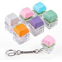 Porte-clés Jouet Fidget 4 Touches Clavier - Anti-stress Et Concentration - Cadeau Déco
