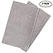 Produktbild XIYUNTE Bad-Teppiche Rutschhemmend – 50x80cm Badezimmer Matten und Teppiche Sets Mikrofaser Chenille Waschbar Badewanne Matten und Dusche Mats – Grau Wohnungsdekoration (Grey*2piece)