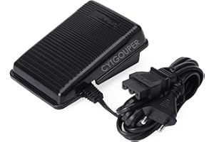 CYTGOUPER Fußpedal Nähmaschine, Langlebige Ersatzteile für Nähmaschine Zubehör, Fußpedal Controller für Nähmaschine, Elektronische Fußpedal Controller (EU Plug 220V)