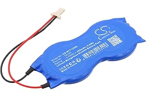 TCTK TECHTEK Batteria 200mAh compatibile con [Raymarine] Micronet Wind Transmitter, T120, T125 sostituisce TA125