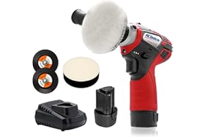 ACDelco Tools ARS1214P G12 Series Polisher 10.8V Cordless Li-ion Dual Action 2-Speed 75mm Mini Polisher/Sander Power Tool (2 Battery Kit)