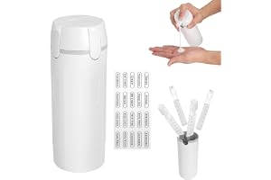 4 x 30 ml 4-i-1 resedispenser reseflaskor för att fylla läckagesäker med etikett påfyllningsbar resedispenser resestorlek behållare för schampo lotion balsam kräm för handbagage resa gym