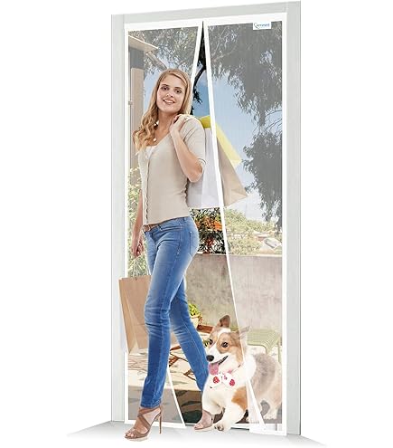 Moustiquaire Porte Fenetre Aimantée Magnetique,Rideaux Anti Mouches Pour Porte,Rideaux Toile Insect Ecran,noir 130x220cm - Maison