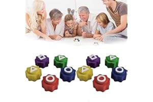 PARKWAYSUNDA 10 Pcs Gonggi Korean Game,Traditional Hand Game with Colourful Stones, Korean Traditional Play Game Gonggi Jack Stone Pebbles Set- Gonggi Nori Konggi, Rainbow Gonggi, Jacks Game, Jack Stone (2-Set)