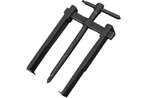 lcyen Two Jaw Bearing Puller Kit Small Bearing Puller 4 Inch 80mm,Carbon Steel Mini 2 Arms Special Thin Claws Car Engine Repair Belt Wheel Gear Bearing Extractor Removal Tool