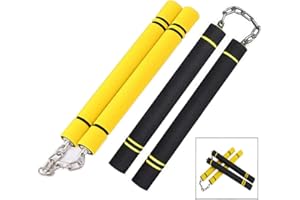 XLKJ 2 Pièces Nunchaku Mousse, Arts Martiaux Nunchaku pour Les Enfants, Débutant, Pratique et la Formation
