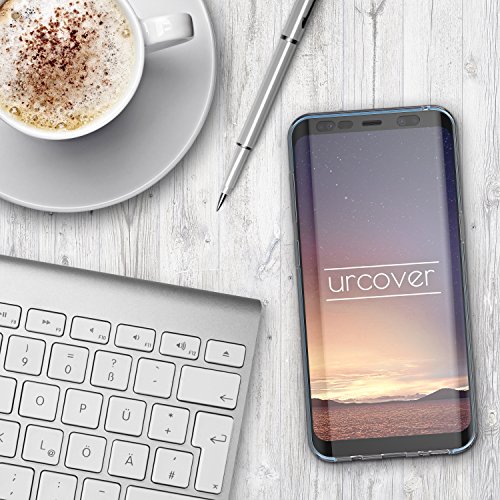 Urcover Funda Galaxy S8 Carcasa Mejorada Samsung Galaxy S8 Cover 360 Grados Carga inal mbrica Qi Case Transparente - Azul reviews Urcover Funda Galaxy S8 Carcasa Mejorada Samsung Galaxy S8 Cover 360 Grados Carga inal mbrica Qi Case Transparente - Azul
