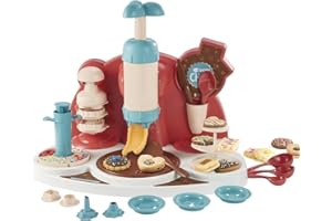 Smoby Chef - Easy Biscuits Factory - Fabrique à Gâteaux + Livre de Recettes - Atelier de Cuisine Enfant - Nombreux Accessoires - A Partir de 5 Ans - Fabrication Française