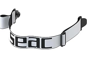 SEAC Fabric Strap Flex, Sangle Textile Flex pour Masques de Plongée sous-Marine et en Apnée