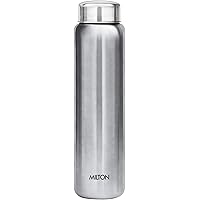 Milton Aqua 1000 Stainless Steel Water Bottle, 950 ml, Silver