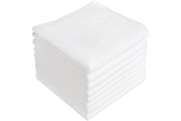 AIDEA Mikrofiber rengöringsduk luddfri tvättbar förpackning med 8 29 x 29 cm