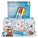 Produktbild Undercover FRQA2430 - Schlampermäppchen zum Bemalen, Disney Frozen inklusive 3 Fasermalern