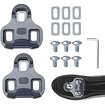 Crampons Look Keo Classic Pour Pédales Vélo - Noir/Rouge - Neufs - Réf PEKC15837