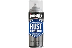 JENOLITE Aérosol convertisseur de Rouille | 400 ML | Convertit la Rouille en Surface prête à Peindre – Vaporisez Simplement sur Les Surfaces rouillées