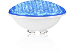 KWODE LED PAR56 36W, luces de piscina azul PC, luces de piscina de 12V 6000K, luces de piscina subacuáticas Ip68, luces de piscina, luces LED para piscinas, luces de hidromasaje