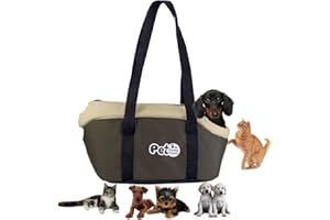 XGOPTS Winter Tragetücher Hund Katze Tragetasche Verstellbar Tragbar Hundetragetasche Verbreitert Verdickt Transporttasche Atmungsaktiv Haustiertasche Sicherheitsgurt Hundetasche Haustier Outdoor