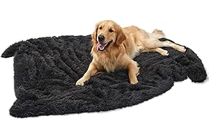 ANWA Calming Dog Blanket Large Size, Shag Vegan Fur Dog Blanket, Soft Dog Blanket Multiple Use 65'' x 41''